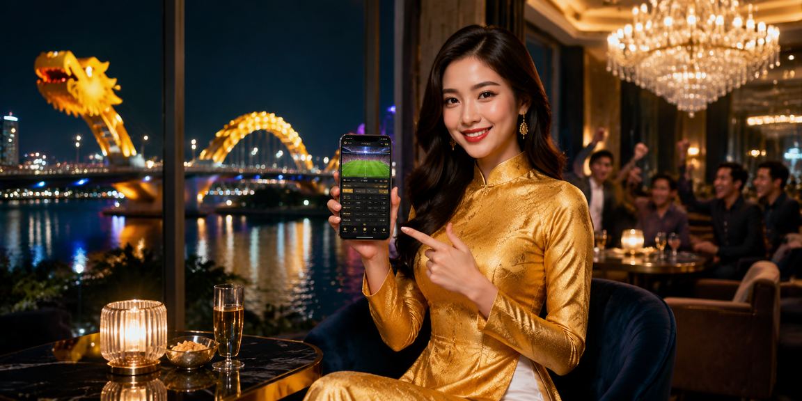 Người dùng mặc áo dài tại Đà Nẵng trải nghiệm casino trực tuyến trên điện thoại di động